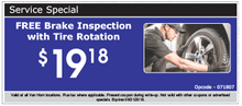 Free Brake Inspection Free Brake Inspection