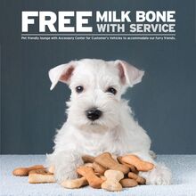 Free Milk Bone with Service Free Milk Bone with Service