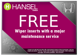 Free Wiper Inserts! Free Wiper Inserts!