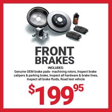Front Brakes Special Front Brakes Special