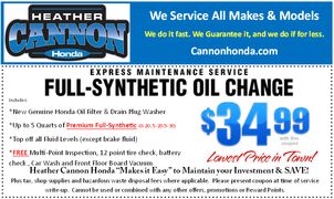 Full Syntetic Oil Change Full Syntetic Oil Change