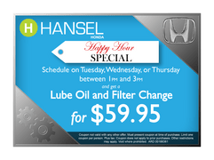 Happy Hour Special! Happy Hour Special!