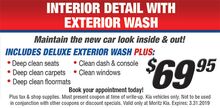 Interior Detail with Exterior Wash Interior Detail with Exterior Wash