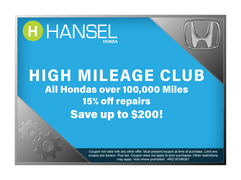 Join the High Mileage Club! Join the High Mileage Club!