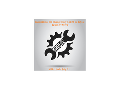 July Oil Change Special July Oil Change Special