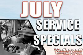 July Service Specials July Service Specials