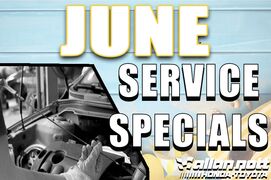 June Service Specials June Service Specials