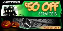 METRIS $50.00 OFF B-Service METRIS $50.00 OFF B-Service