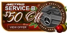 METRIS $50.00 OFF B-Service METRIS $50.00 OFF B-Service