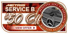 METRIS $50.00 OFF B-Service METRIS $50.00 OFF B-Service