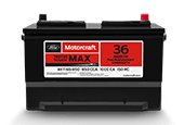 MOTORCRAFT® TESTED TOUGH® MAX BATTERIES, STARTING AT $134.95 MOTORCRAFT® TESTED TOUGH® MAX BATTERIES, STARTING AT $134.95