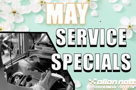 May Service Specials May Service Specials