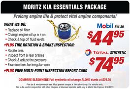 Moritz Kia Essentials Package Moritz Kia Essentials Package