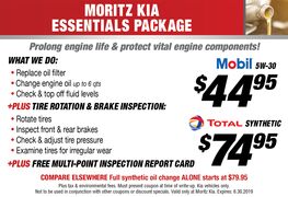 Moritz Kia Essentials Package Moritz Kia Essentials Package