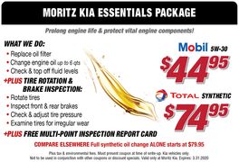Moritz Kia Essentials Package Moritz Kia Essentials Package