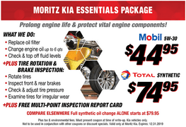Moritz Kia Essentials Package Moritz Kia Essentials Package