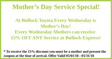 Mother's Day Service Special! Mother's Day Service Special!