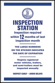 No Charge Virginia State Inspection No Charge Virginia State Inspection
