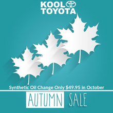 October Synthetic Oil Change Special October Synthetic Oil Change Special