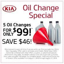 Oil Change Special Oil Change Special