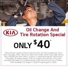 Oil Change and Tire Rotation Special Oil Change and Tire Rotation Special