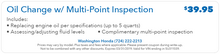 Oil Change w/ Multi-Point Inspection $39.95 Oil Change w/ Multi-Point Inspection $39.95