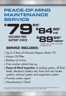 Peace-of-mind Maintenance Service Peace-of-mind Maintenance Service