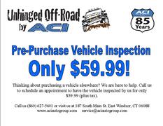 Pre-purchase Vehicle Inspection Pre-purchase Vehicle Inspection