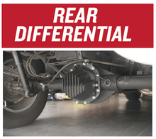 Service Rear Differential Service Rear Differential