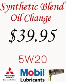 SYNTHETIC BLEND OIL CHANGE SYNTHETIC BLEND OIL CHANGE