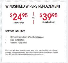 Save 10% On Wiper Blades Save 10% On Wiper Blades