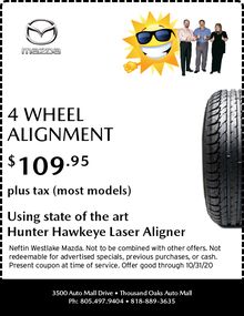 September '20 4-Wheel Alignment September '20 4-Wheel Alignment