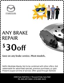 September '20 Brake Repair Special Offer September '20 Brake Repair Special Offer