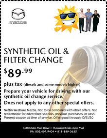 September '20 Synthetic Oil & Filter Change September '20 Synthetic Oil & Filter Change