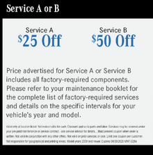 Service A or B Service A or B