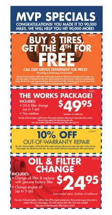 Service Coupons Service Coupons