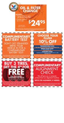 Service Coupons Service Coupons