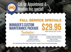 Service Maintenance Package Service Maintenance Package