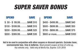 Super Saver Bonus Super Saver Bonus