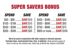 Super Savers Bonus Super Savers Bonus