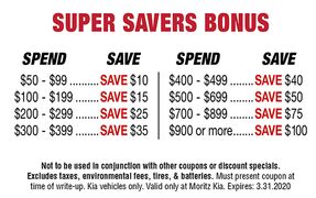 Super Savers Bonus Super Savers Bonus