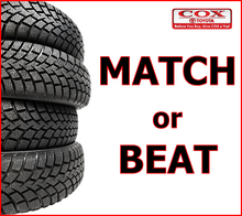 TIRE SAVINGS: We Match or Beat Competitor Pricing TIRE SAVINGS: We Match or Beat Competitor Pricing