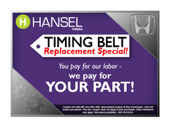 Timing Belt Replacement Special Timing Belt Replacement Special