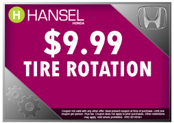Tire Rotation Special! Tire Rotation Special!