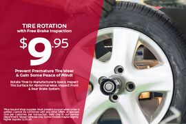 Tire Rotation With Free Brake Inspection Tire Rotation With Free Brake Inspection