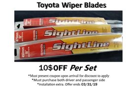 Toyota Premium Hybrid Wiper Blade Discount Toyota Premium Hybrid Wiper Blade Discount