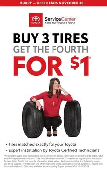 Toyota Tire Savings Event Toyota Tire Savings Event