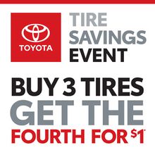Toyota Tire Savings Event Toyota Tire Savings Event