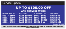Up to $100.00 OFF Up to $100.00 OFF