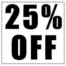 Up to 25% OFF Up to 25% OFF
